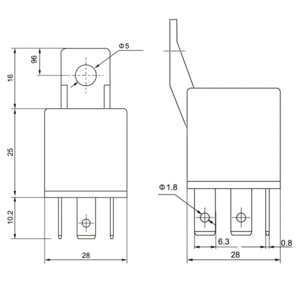 jd1914 relay supplier 12 volt 50/30amp 14vdc 5 pin relay