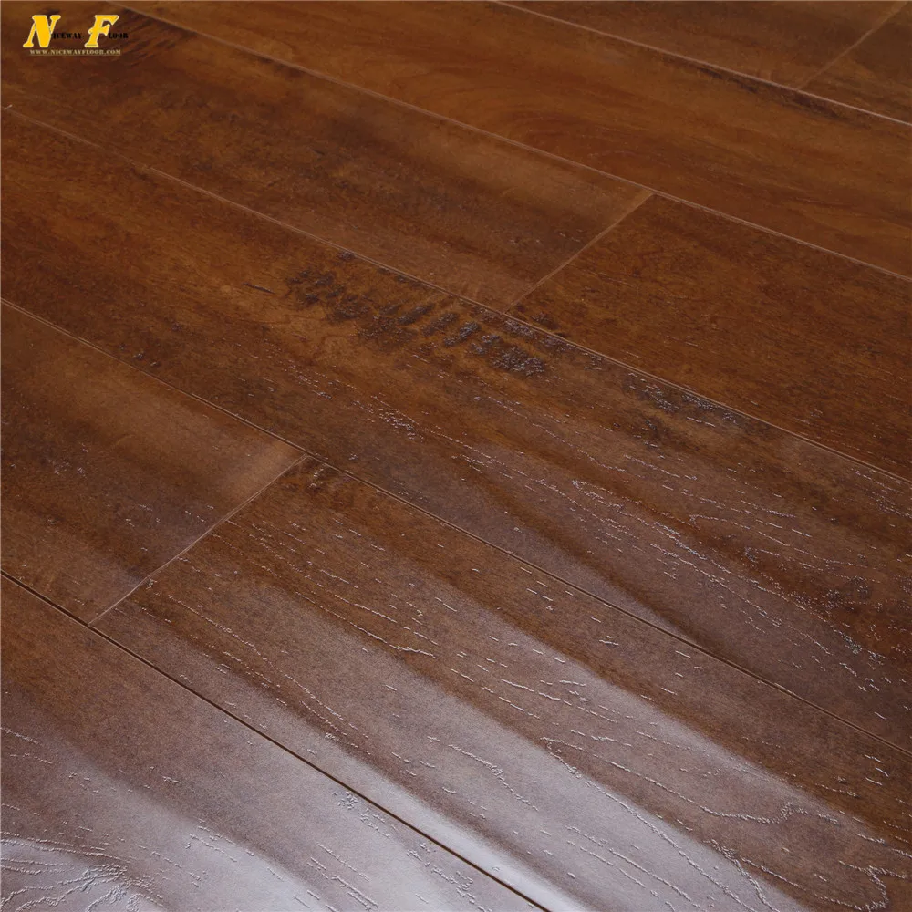Competitive price handscraped HDF wooden 12mm laminate flooring