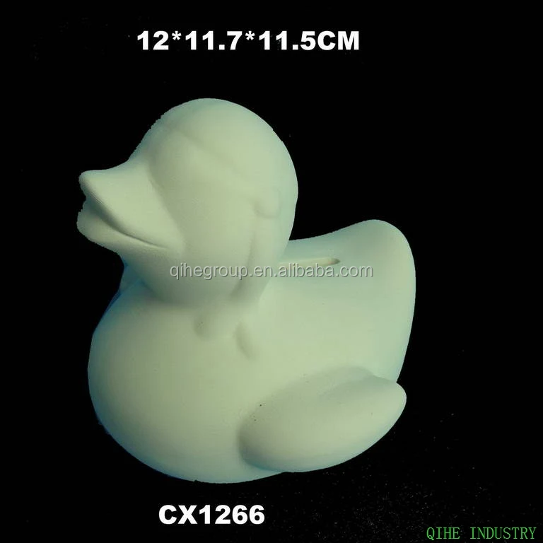 Unpainted Miniature Ceramic Reindeer Figurines White Ceramic Bisque