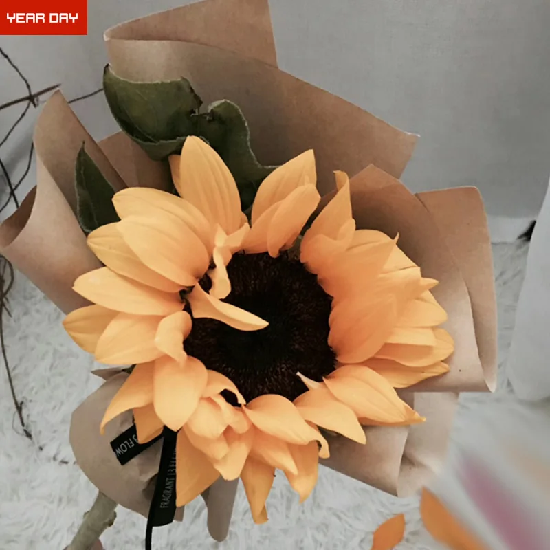 Перерабатываемая стандартного размера Крафтовая оберточная бумага для цветов