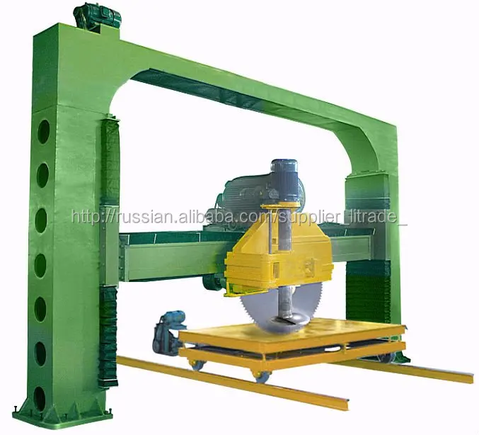 Распиловочный станок портальный по мраморному камню