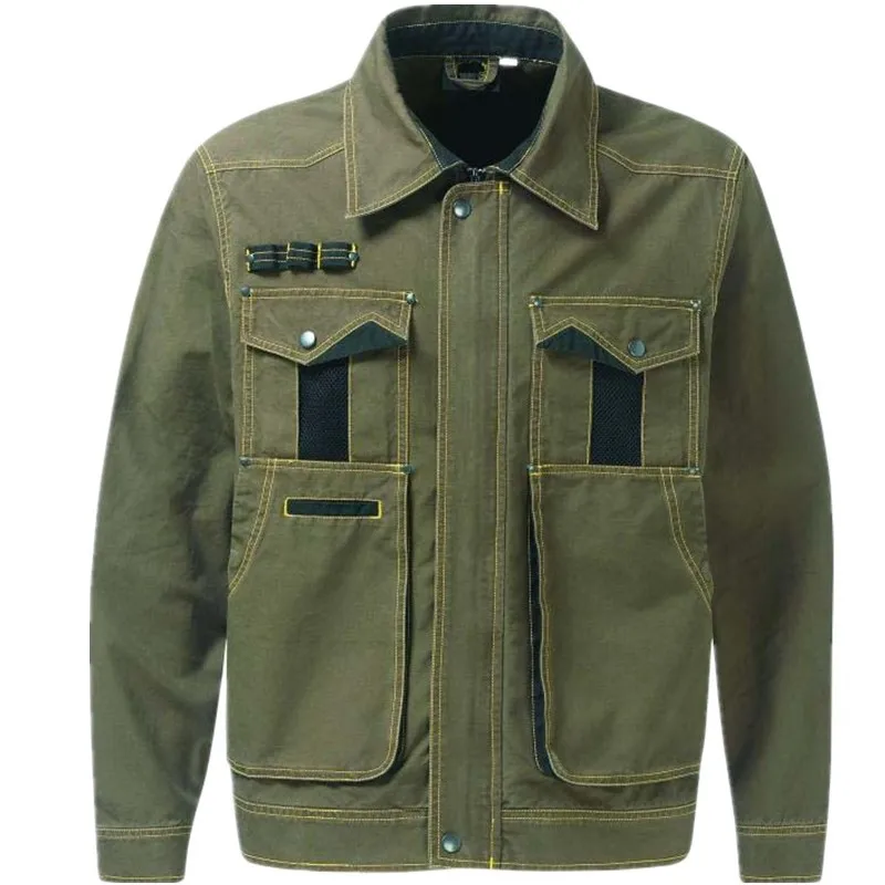 protective workwear antistatic bodywarmer 100% Cotton Farm & Pasture Workwear Safety Flame Retardant Work Jacket