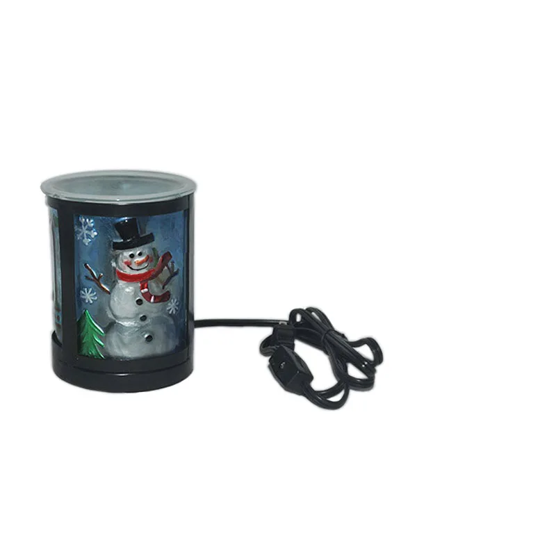 Новинка 2015, электрическая грелка для тарелок, оптовая продажа, Рождественская грелка для свечей, стеклянная ароматическая лампа с металлическими и стеклянными вставками под заказ