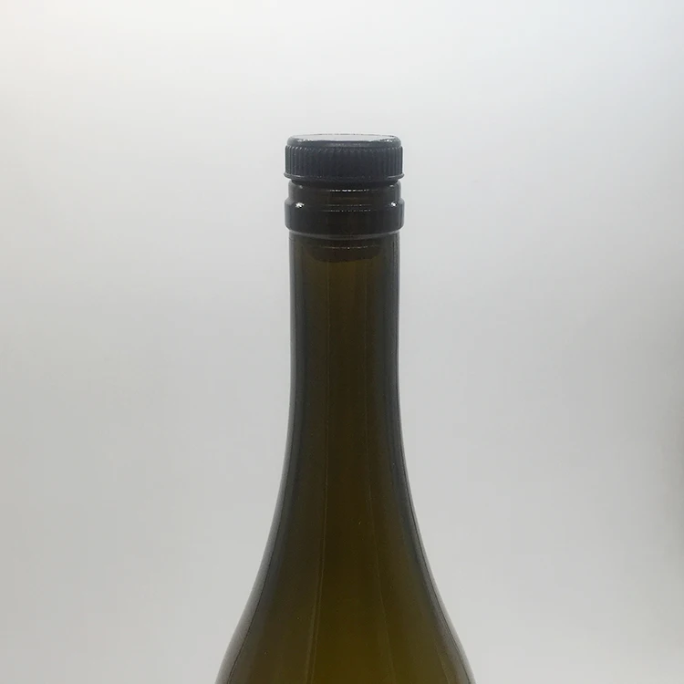 
750ml Glass wine bottle with wooden cork lid 