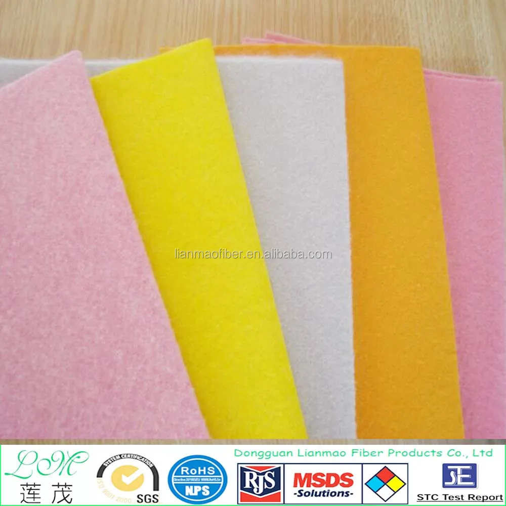 
polyester and viscose needle punched nonwoven cleaning cloth 