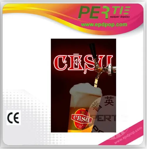полноцветный epaper дисплей Eink закрытый цифровой рекламный щит