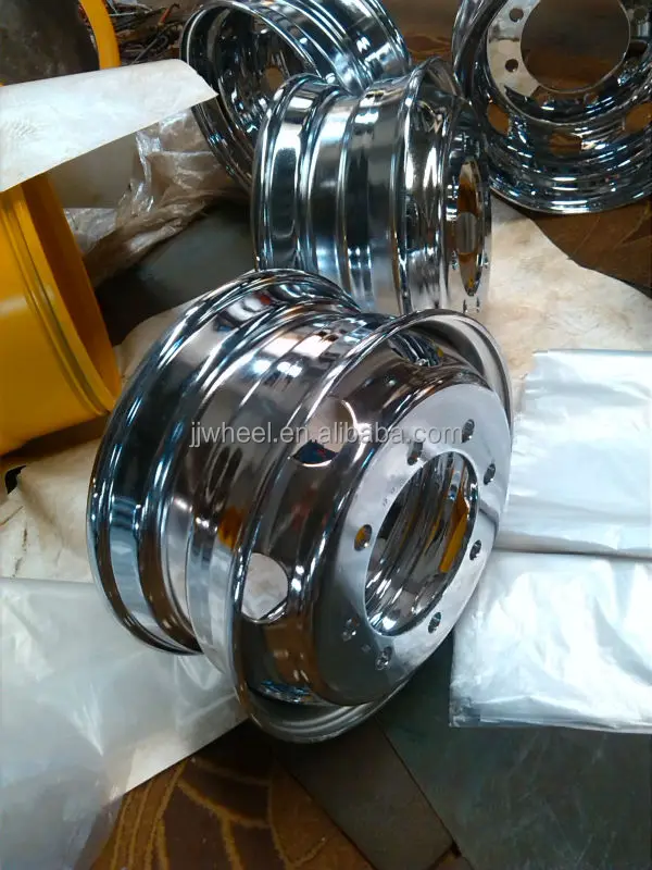 
Made in China chrome tubeless wheel for bus wheel 