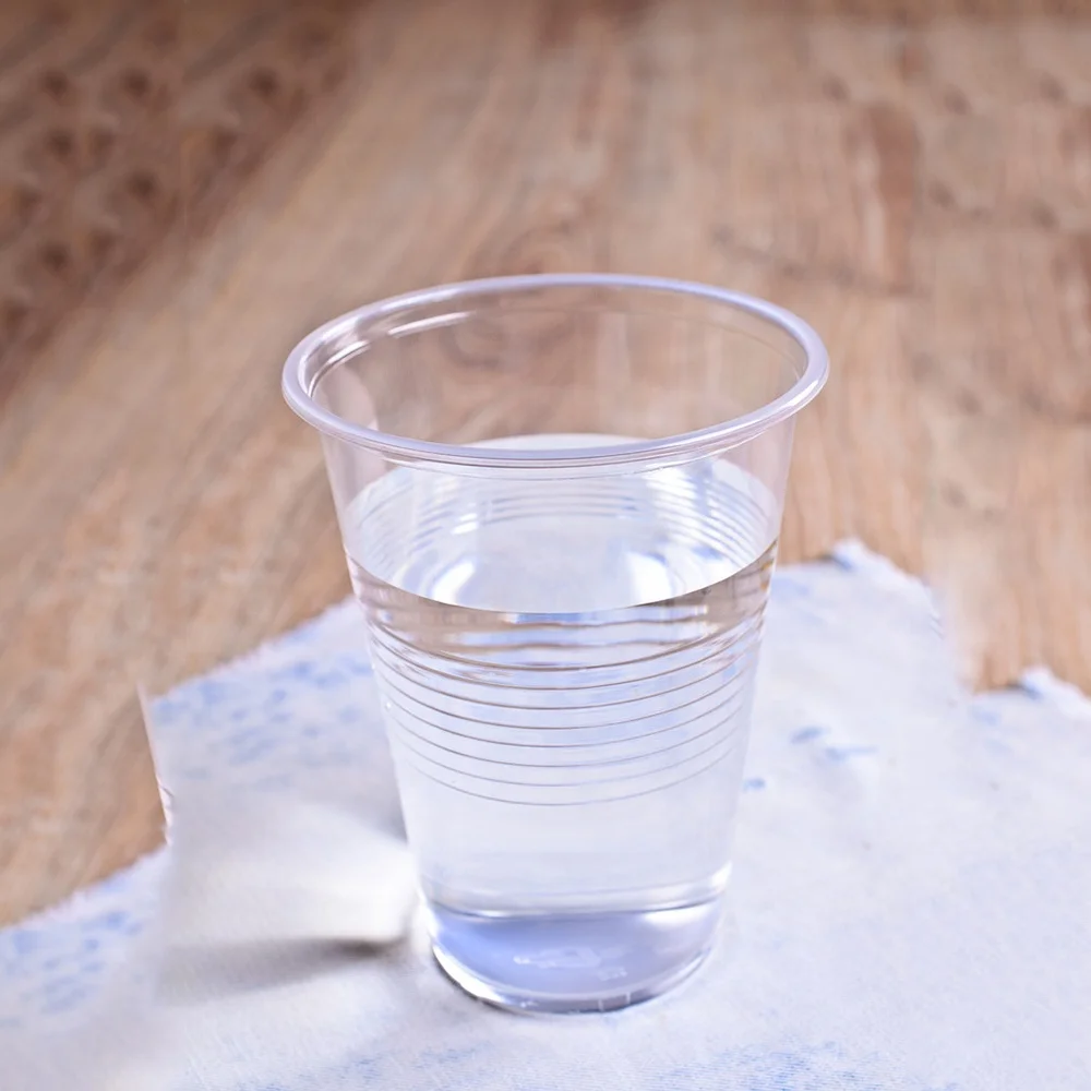 9oz transparent disposable PP plastic water cups party cups