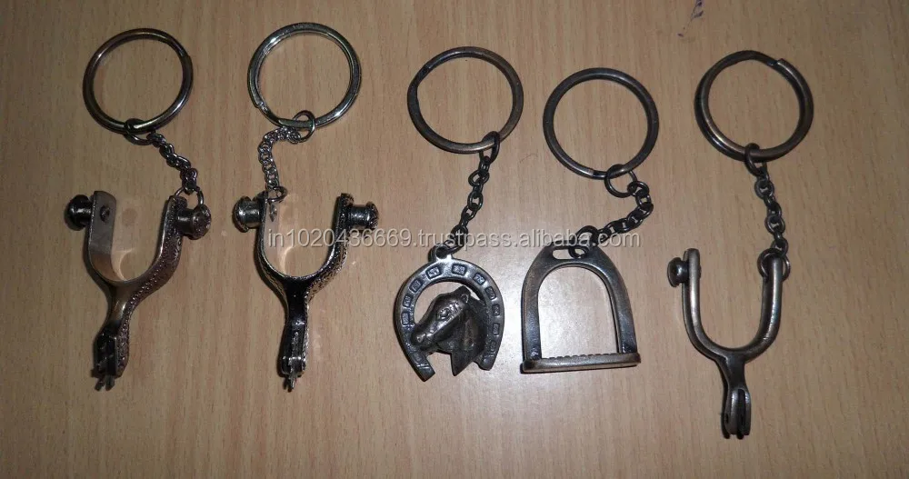 Antique Metal Horse Shoe Key Chain Alloy Metal