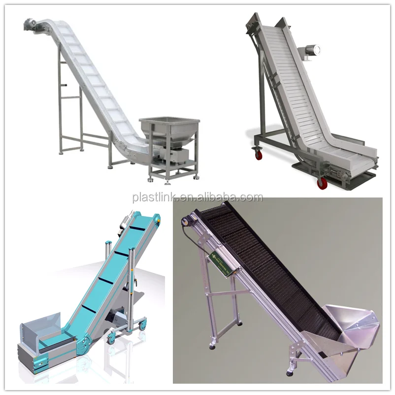 High efficient apron conveyor hopper belt conveyor inclined bucket conveyor system