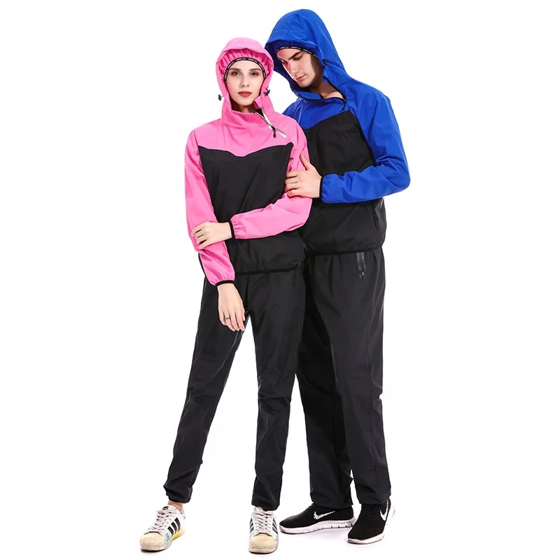 
Yisun Heavy Duty Sauna Suit Running Non Rip Sweat Tracksuit Weight Loss Slimming Fitness Training Sweat Suit 