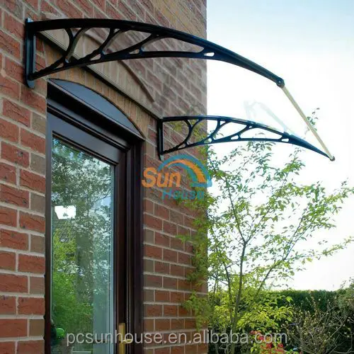 
polycarbonate canopy awning alloy plastic bracket manufacturer 