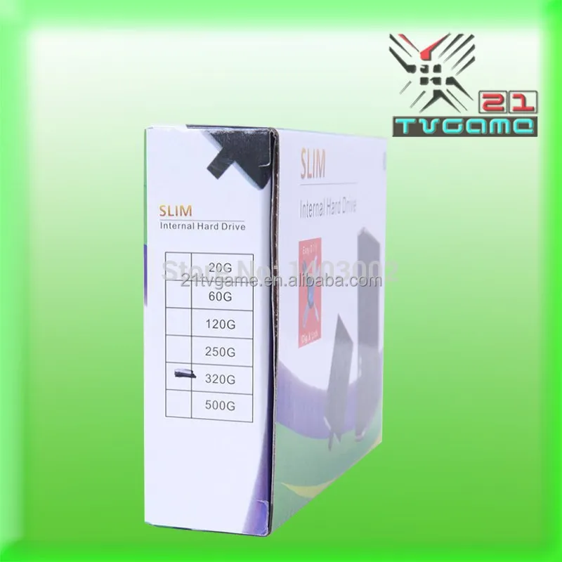 Inside 100% Original 320GB Hard Drive Disk Slim for XBOX 360 320G Slim Internal Hard Drive Black New Wholesale