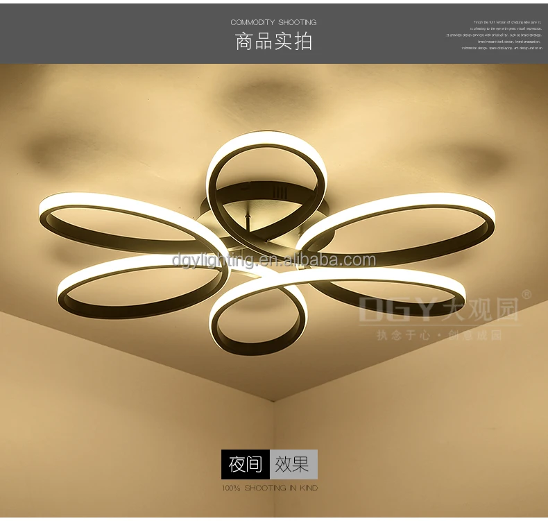 
E27 living room iron wire modern new energy saving light modern new led ceiling lamp 