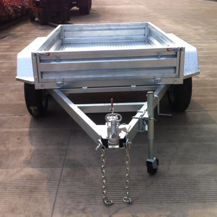 Factory Price Strong Box Utility Double Axle 10X5 Trailer