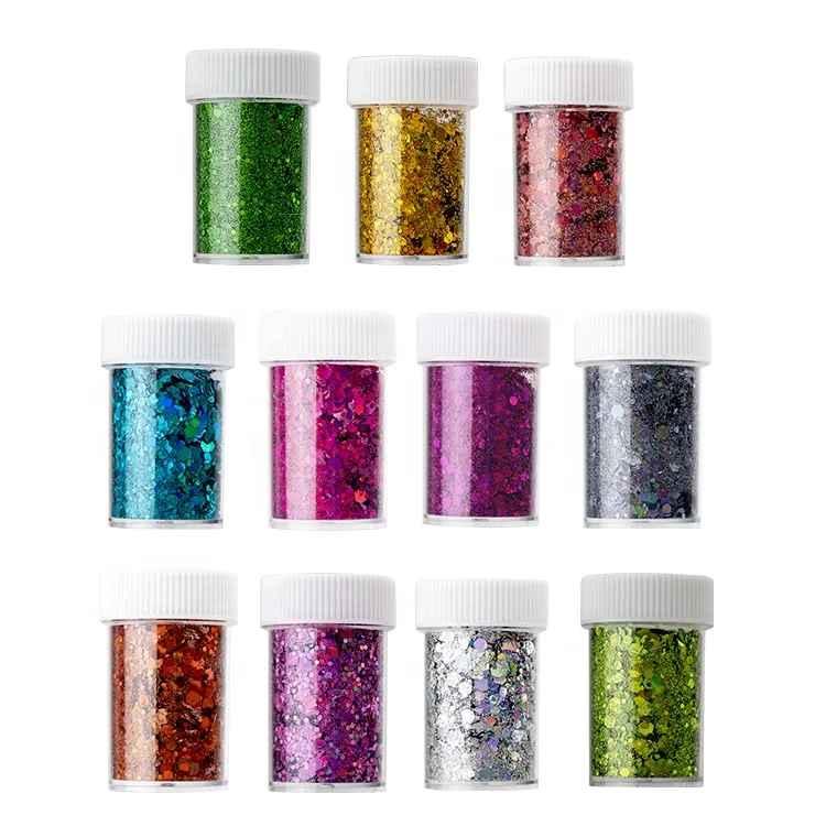 
2019 New Bulk Holographic Body Cosmetic Loose Glitter Private Label 