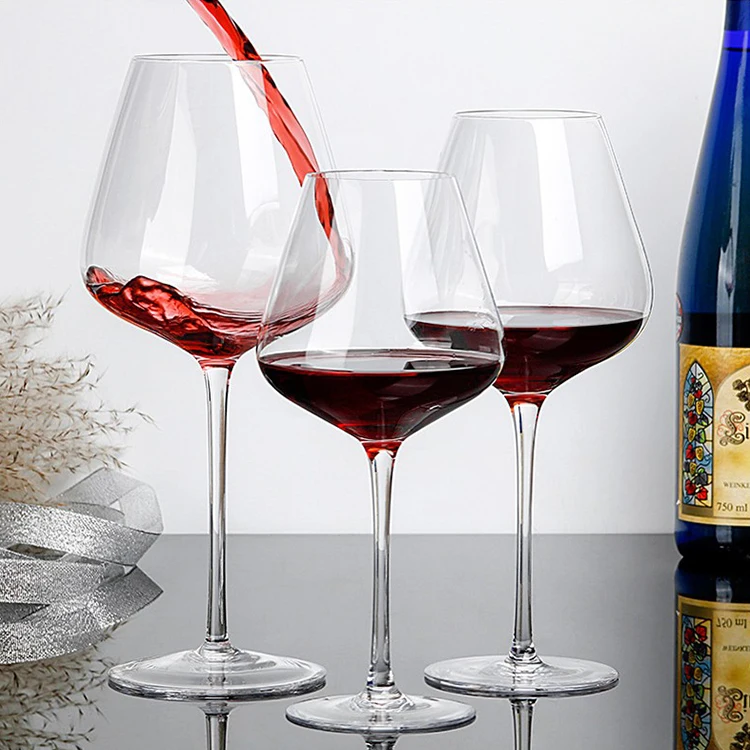 giant wine glass vase large thick stem champagne glass red wine goblets