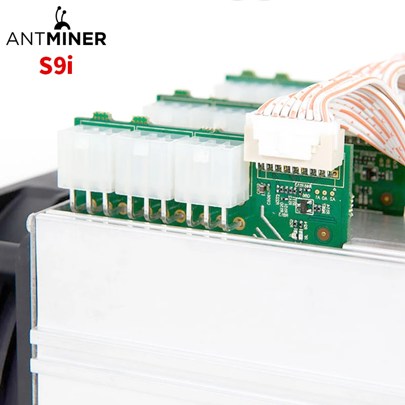  Б/у Майнер Bitmain antminer s9 14Th/s 1372 Вт с блоком питания в