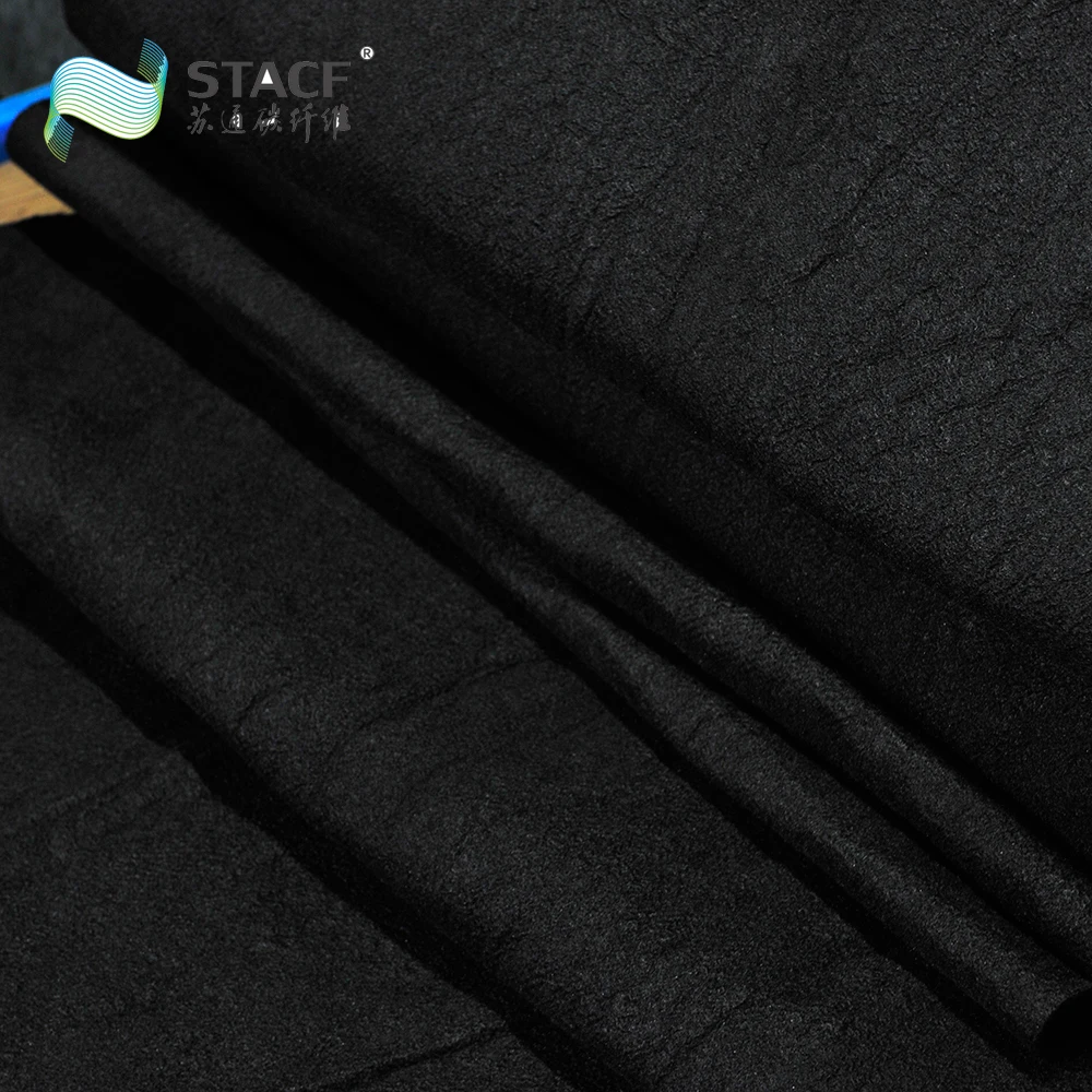 100% Viscose ACF High Efficiency Activated Carbon Fiber Cloth Fabric Felt