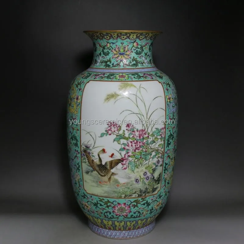 Chinese HIGH Antique Reproduction Qing Dynasty Ceramic Porcelain Vases Made From Jingdezhen