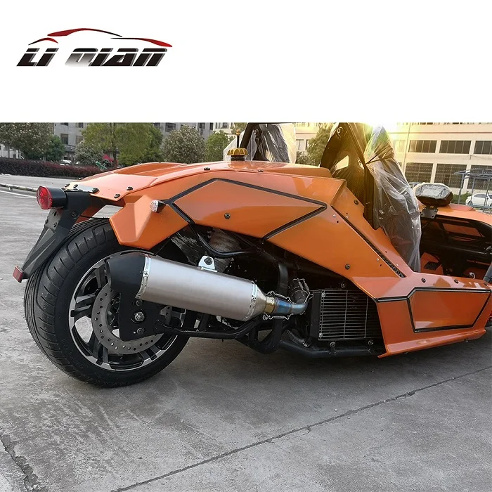 Новый стильный большой двигателя 350cc 3-трицикл трехколесный грузовой автомобиль с откидным верхом суперкар ZTR для продажи