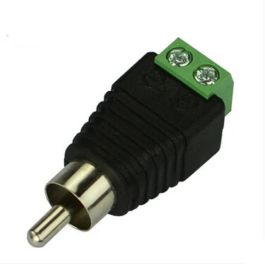 2018 hotsell Price Male Cable Double Female Audio Plug RCA Connector