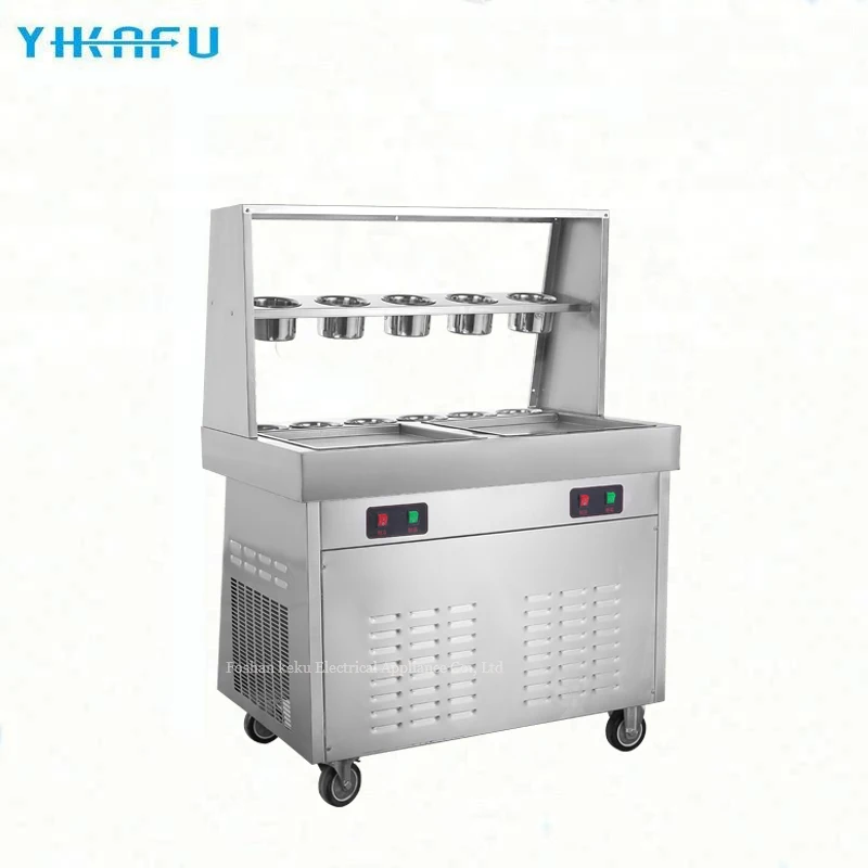 Аппарат для приготовления мороженого Taliand instant roll фри Филиппины