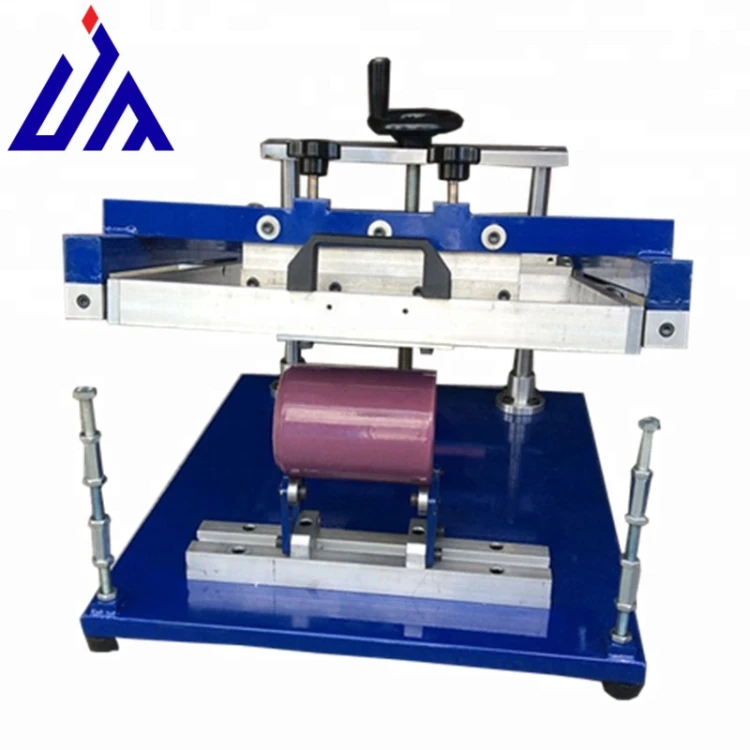 door to door bottles/cups/silicon wristbands/pens manual screen printing machine price