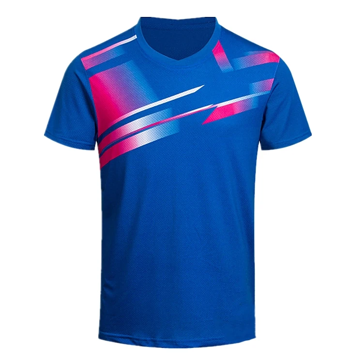 Newest fashionable wholesale badminton uniforms top quality dry fit badminton jersey