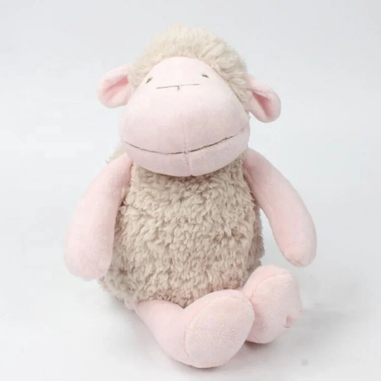 Customized new cute baby animal soft plush sheep toy