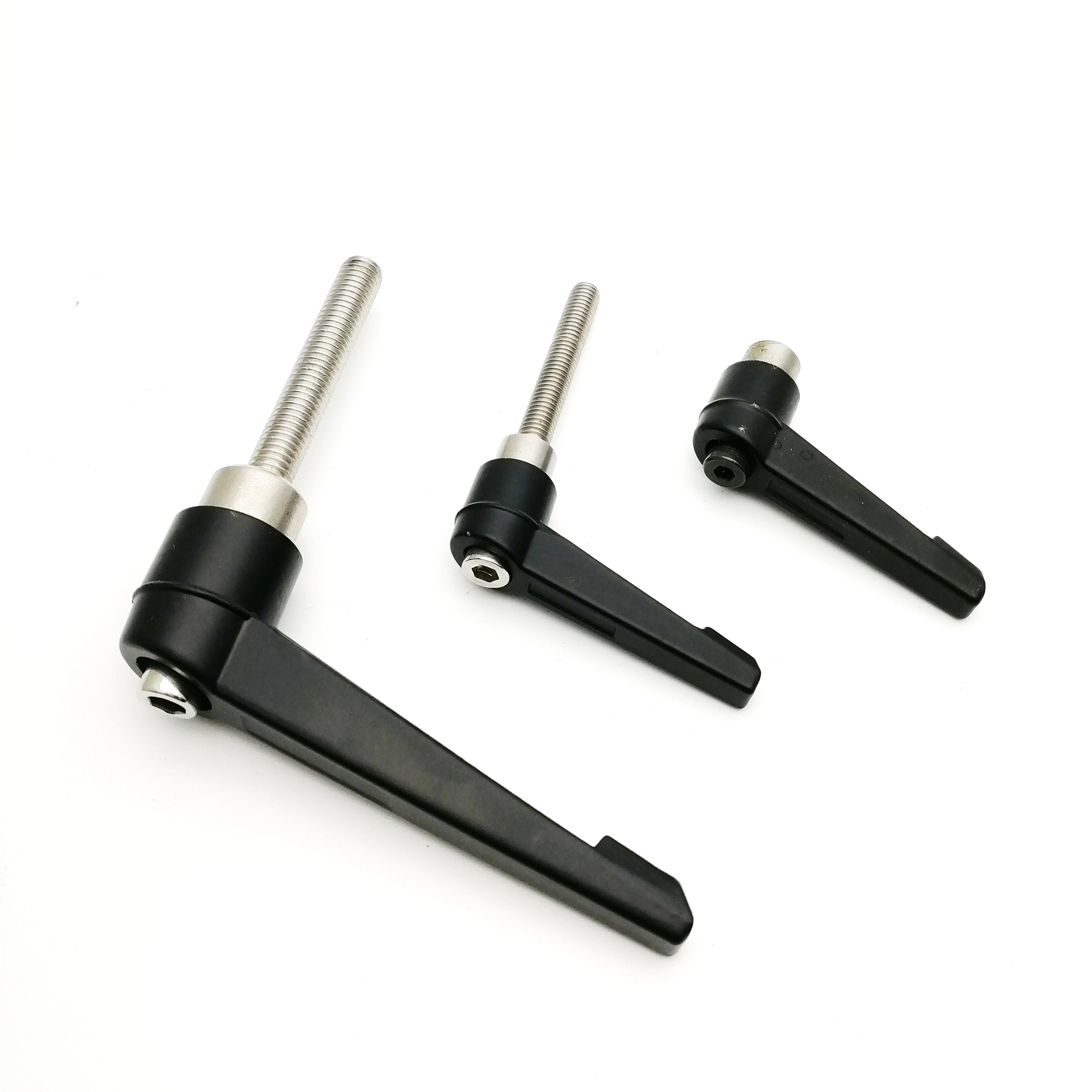 Best Quality Wholesale Black Plastic Adjustable Clamping Handles With Metal Insert