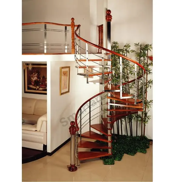 Smartart  Cost Price of wood spiral staircase design