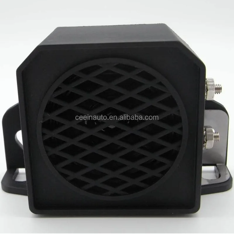 High rate waterproof speaker alarm siren 12-80v backup alarm car reverse horn