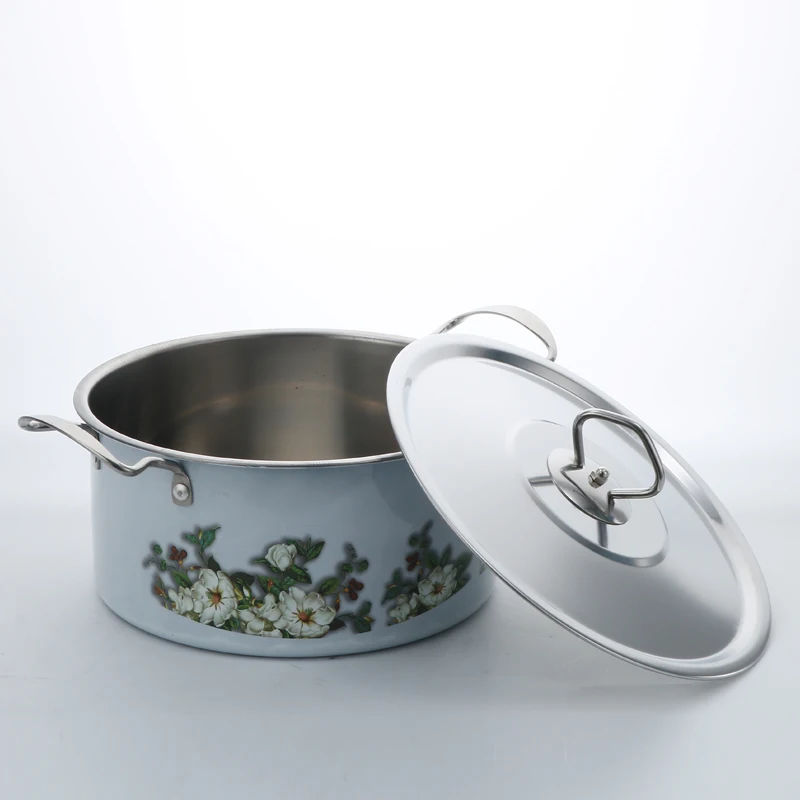 
Unique Design Chinese Japanese Style Kitchen Accessories Cooking Pot Stainless Steel Cookware Set 