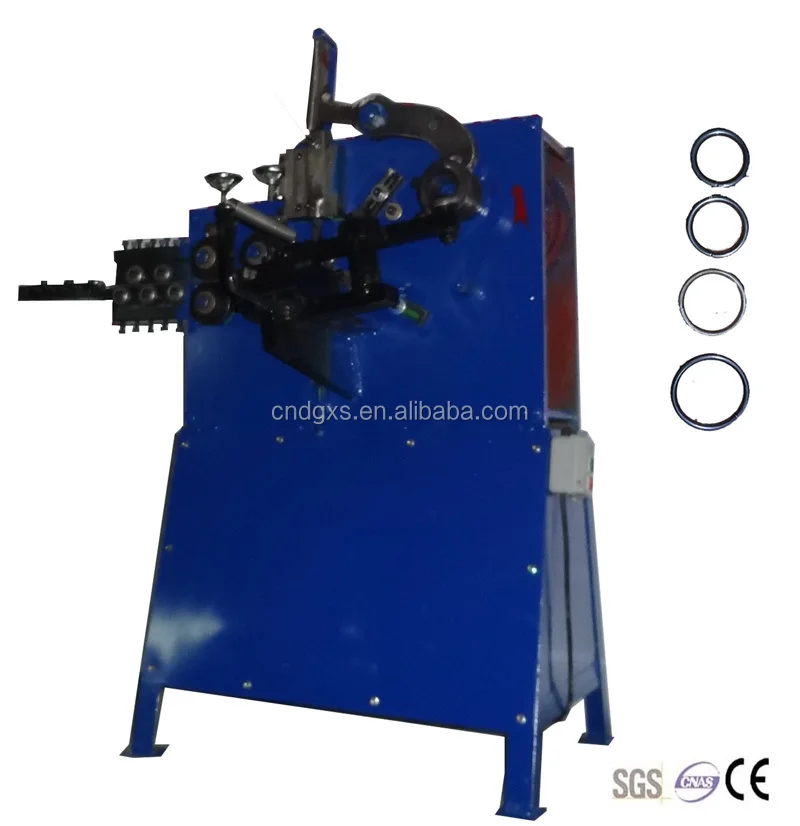 
Low Cost Mechanical Metal Wire Closed Key Ring Making Machine 