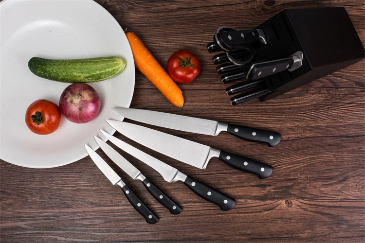 
15 Piece Forged Full Tang Kitchen Cutlery Knife Set 