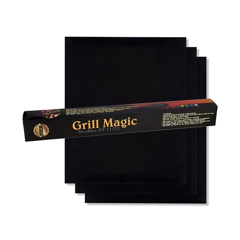 0.25mm Thickness Customized Ptfe Non-stick Bbq Grill Mat Cooking Sheet Oven Liner