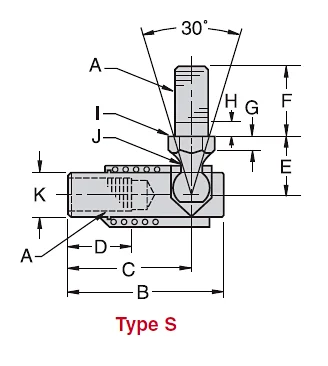 ball socket joints carbon steel ball joint