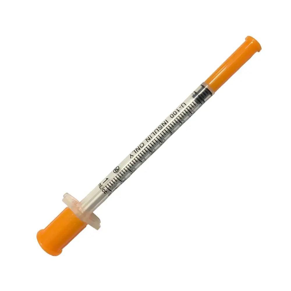 Fine of high quality  the best quality orange cap insulin syringe