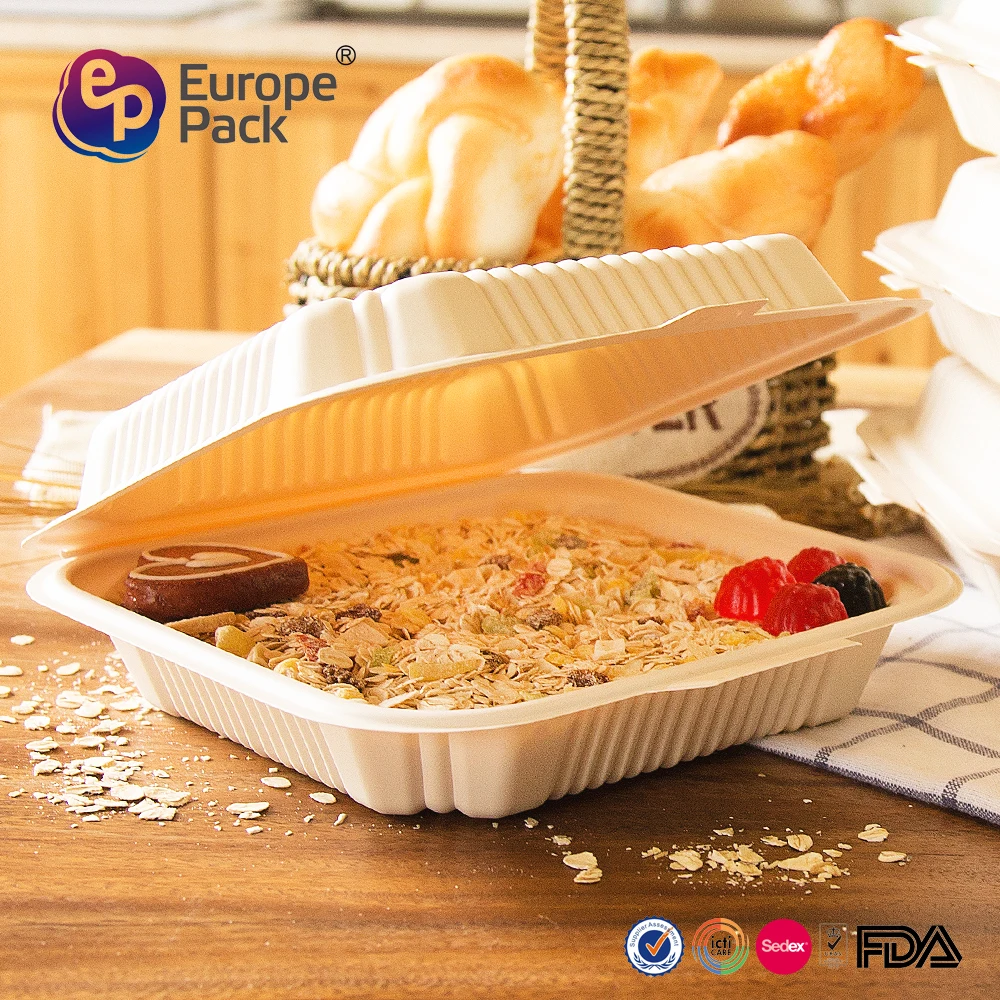 Alibaba большой экологической биоразлагаемых эко-ланч для упаковки