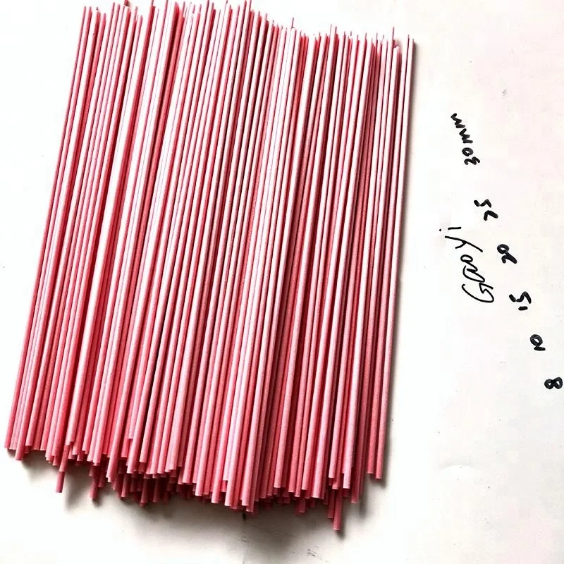 colourful fiber diffuser rattan reed synthetic pink essential oil Replacement refills