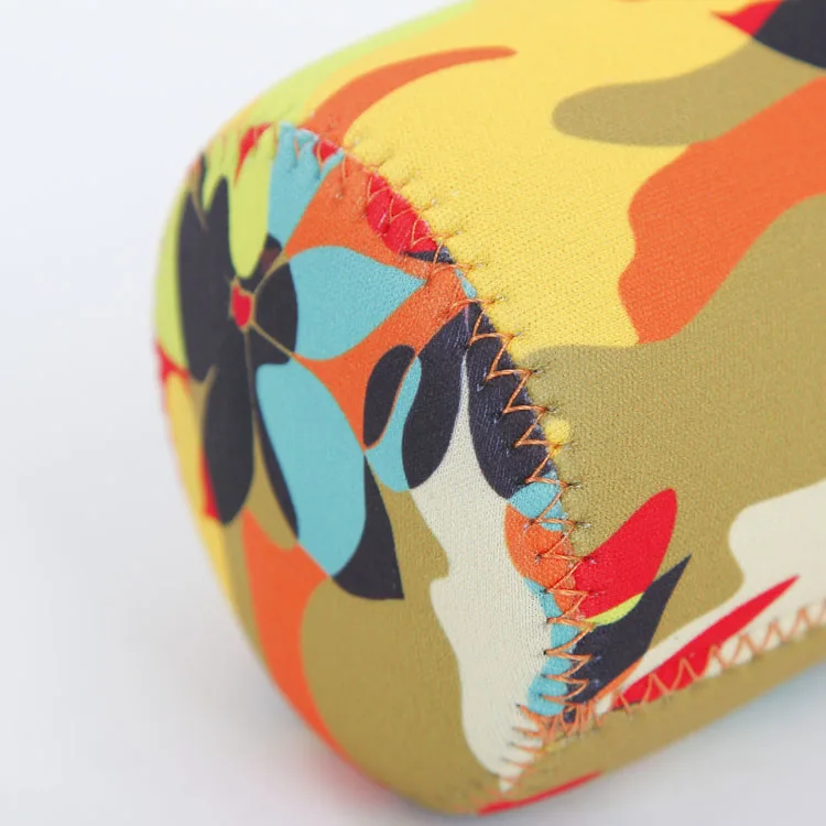 2023 Wholesale tube printed neoprene baby bottle cooler bag with zipper