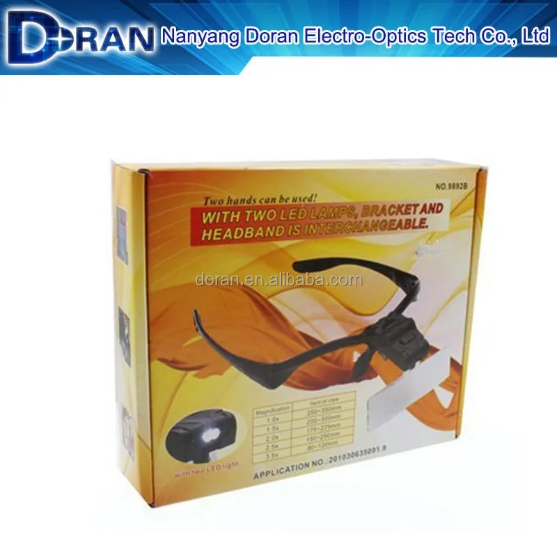 
NO.9892B Head Wearing Multiple Lens Magnifying Glass with LED Lamp 
