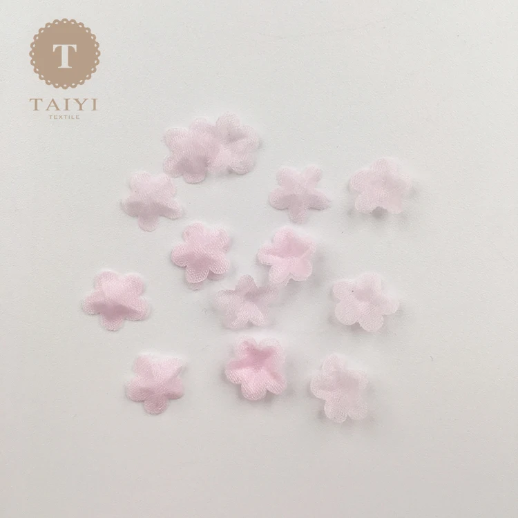Wholesale Factory Cheap Organza Decorative Handmade Flower