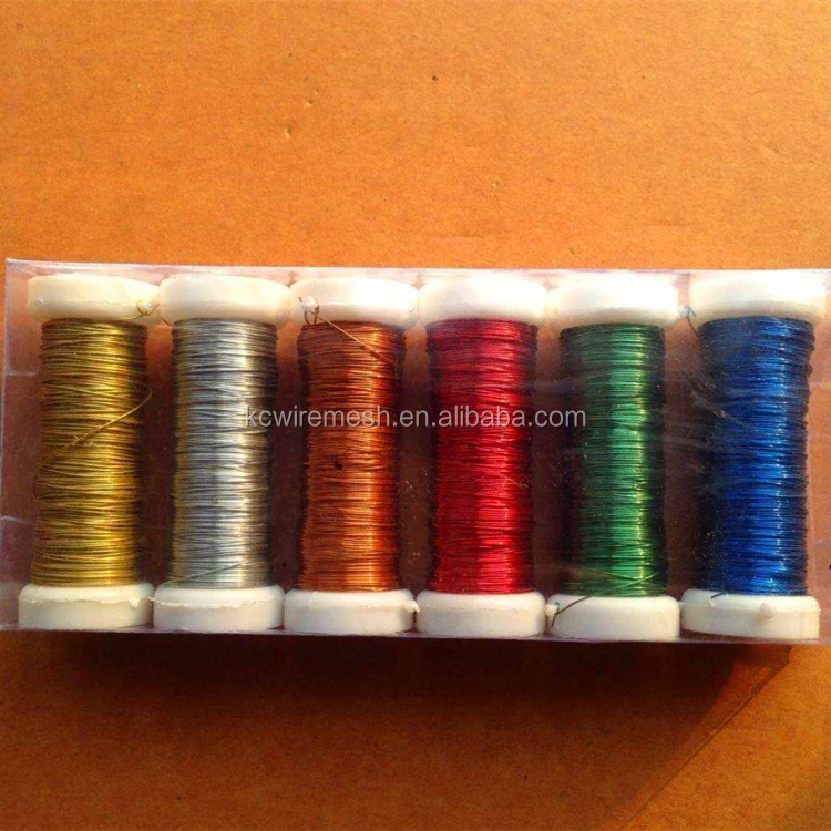 Reputable KC brand Bright craft wire / artistic wire with painted wire (certified manufacturer).