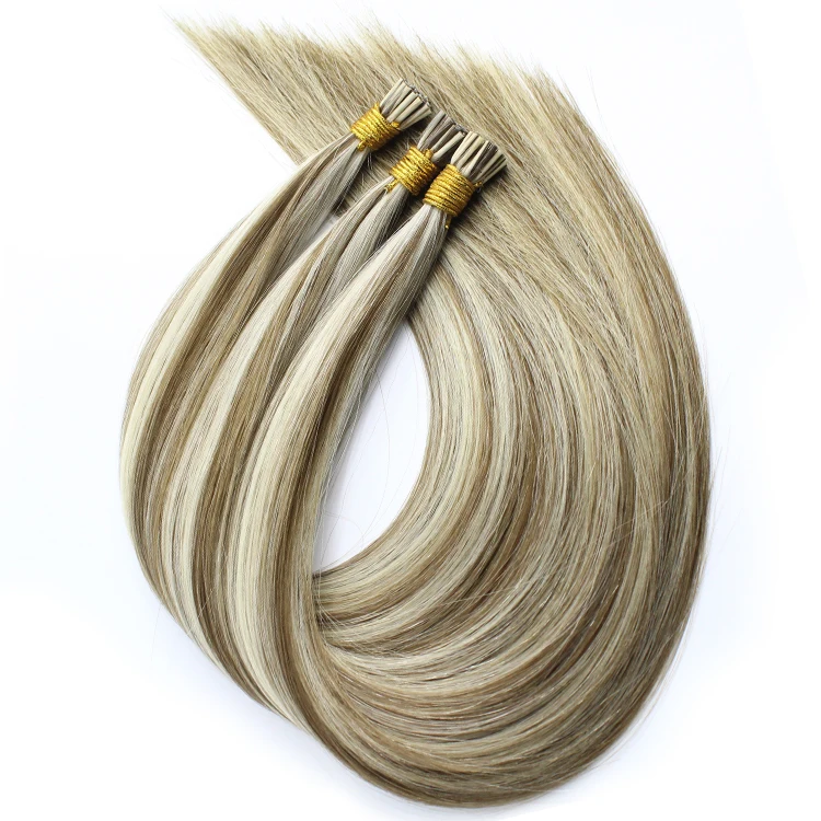 Full End Pre Bonded I Tip Double Drawn 100% Real Remy Human Hair Extension