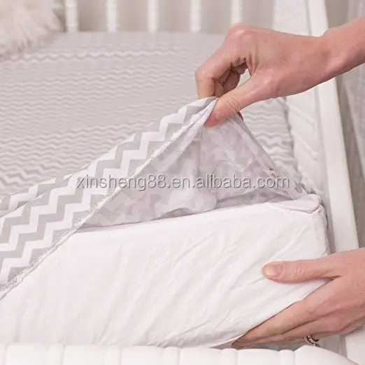 2 pack 100% Jersey Cotton Baby Crib Fitted Sheet crib sheets