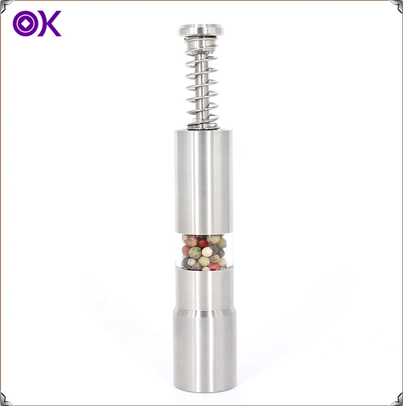 mini thumb salt and pepper mill grinder set