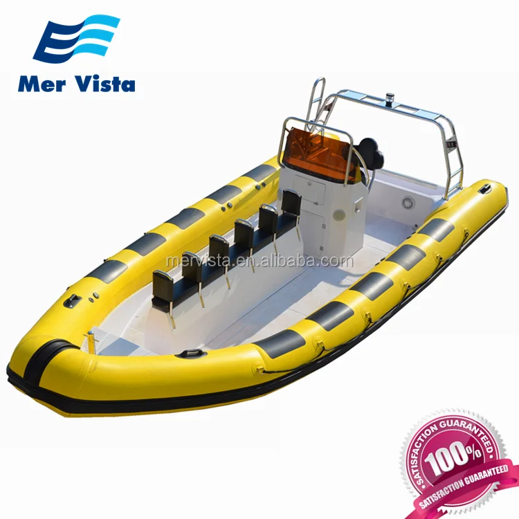 Hypalon Inflatable Rib Boat 8 Persons Rib Inflatable Boat For Sale