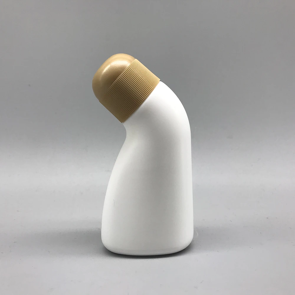 HDPE Medical 50ml plastic empty curve sponge applicator bottle for mosquito bite liquid